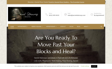 sacredstairways.com screenshot