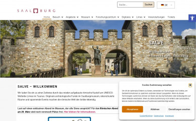 saalburgmuseum.de screenshot