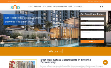 saatvikhome.com screenshot