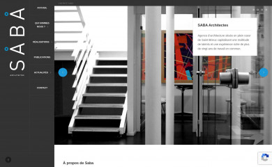 saba-architectes.com screenshot