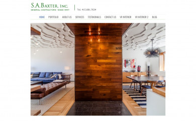 sabaxterbuilders.com screenshot