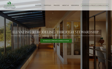 sabaxterbuilders.com screenshot