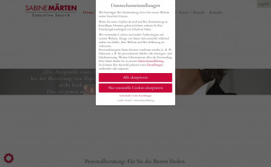 sabinemaerten.de screenshot