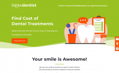 sabkadentist.com screenshot