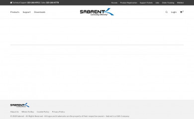 sabrent.com screenshot
