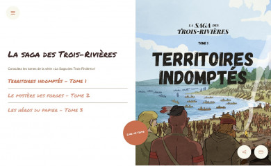 sagadestroisrivieres.ca screenshot