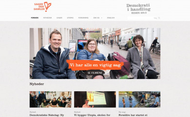 sagerdersamler.dk screenshot