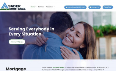 sadermortgage.com screenshot