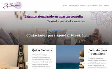 sadhanapsicologos.cl screenshot