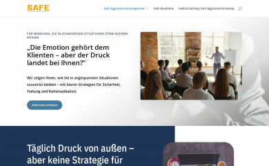safe-aggressionsmanagement.de screenshot