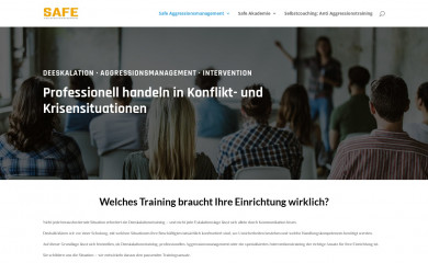 safe-aggressionsmanagement.de screenshot
