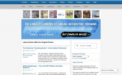 safetyawakenings.com screenshot