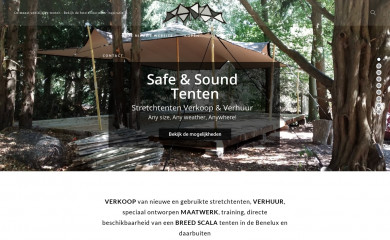 safeandsoundtenten.nl screenshot
