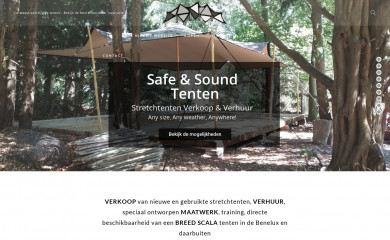 safeandsoundtenten.nl screenshot