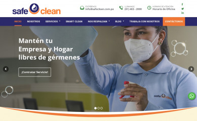 safeclean.com.pe screenshot