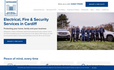 safeguardelectrical.co screenshot