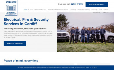 safeguardelectrical.co screenshot