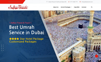 safiyatravel.com screenshot