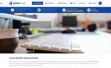 Safir Atlas Wordpress Teması screenshot