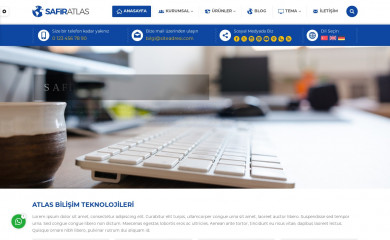 Safir Atlas Wordpress Teması screenshot