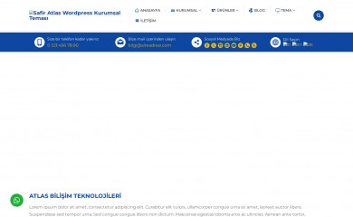 Safir Atlas Wordpress Teması screenshot