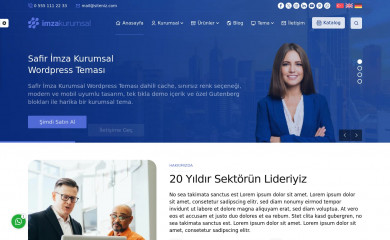Safir İmza Wordpress Teması screenshot