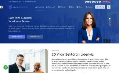 Safir İmza Wordpress Teması screenshot
