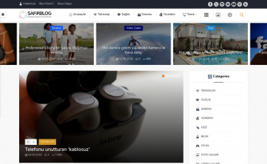 Safirblog screenshot
