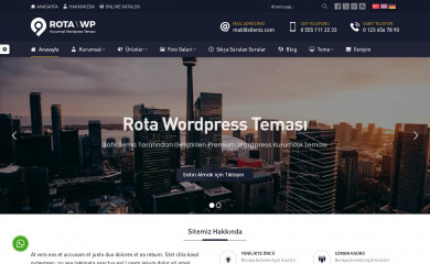 Safir Rota Wordpress Teması screenshot
