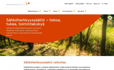 sahkoherkkyyssaatio.fi screenshot