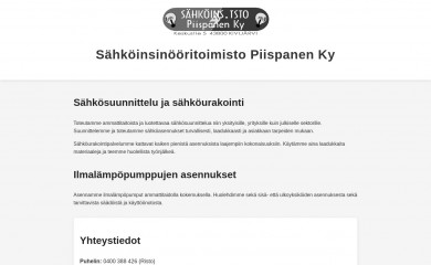 sahkopiispanen.fi screenshot