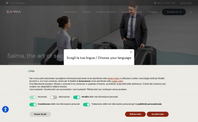 saimasicurezza.com screenshot