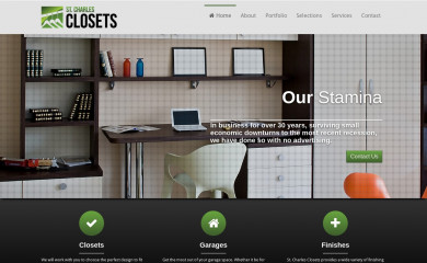 saintcharlesclosets.com screenshot