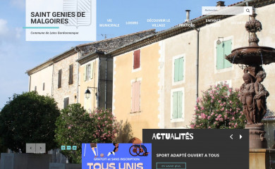 saintgeniesdemalgoires.fr screenshot