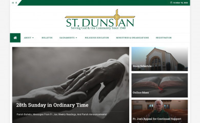 saintdunstanchurch.org screenshot