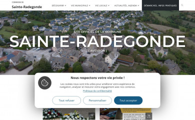 sainteradegonde.fr screenshot
