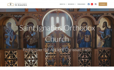 saintignatiuschurch.org screenshot