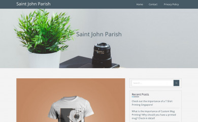 saintjohnsparish.org screenshot