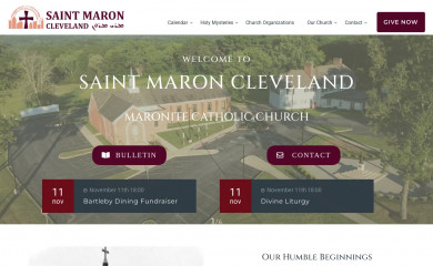 saintmaron-clev.org screenshot