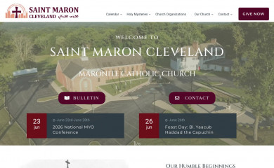 saintmaron-clev.org screenshot