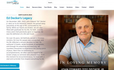 saintsalive.com screenshot