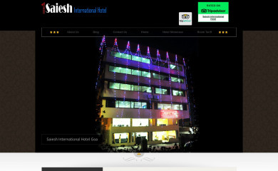saieshinternationalhotelgoa.com screenshot