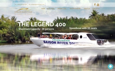 saigonrivertour.com screenshot