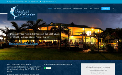 sailfishonfraser.com.au screenshot