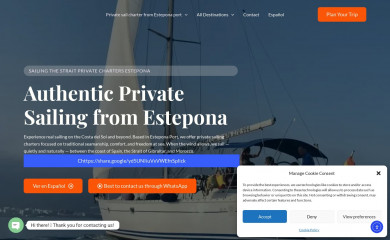 sailingthestrait.com screenshot