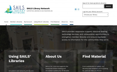 sailsinc.org screenshot