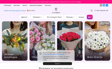 salon-floreo.ru screenshot