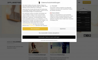 salon-zauberschoen.de screenshot
