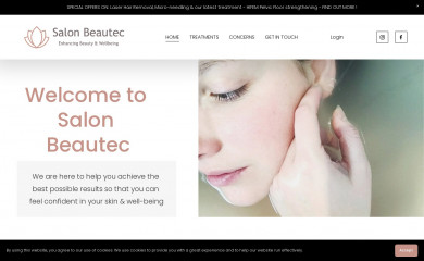 salonbeautec.co.uk screenshot