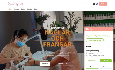 salongle.se screenshot